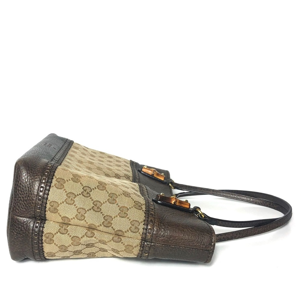 Gucci Small Monogram Logo Shopping Tote Bag - Picture 4 of 15
